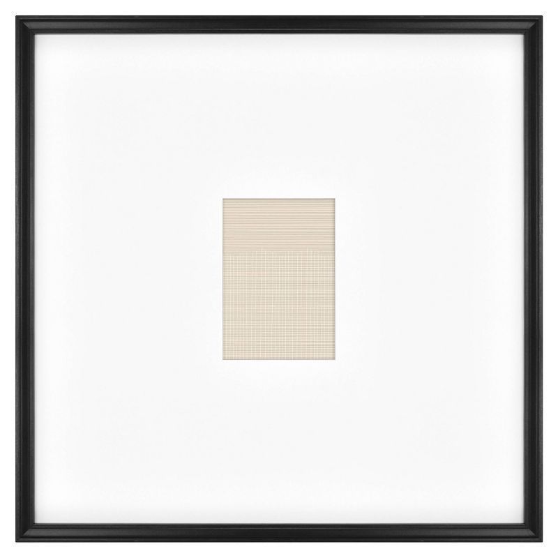 21.49&#34; x 21.49&#34; Matted to 5&#34; x 7&#34; Gallery Single Image Frame Black - Threshold&#8... | Target