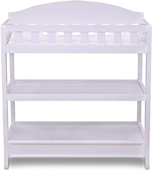 Delta Children Infant Changing Table with Pad, White | Amazon (US)