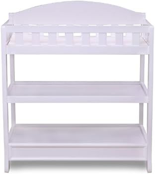 Delta Children Infant Changing Table with Pad, White | Amazon (US)