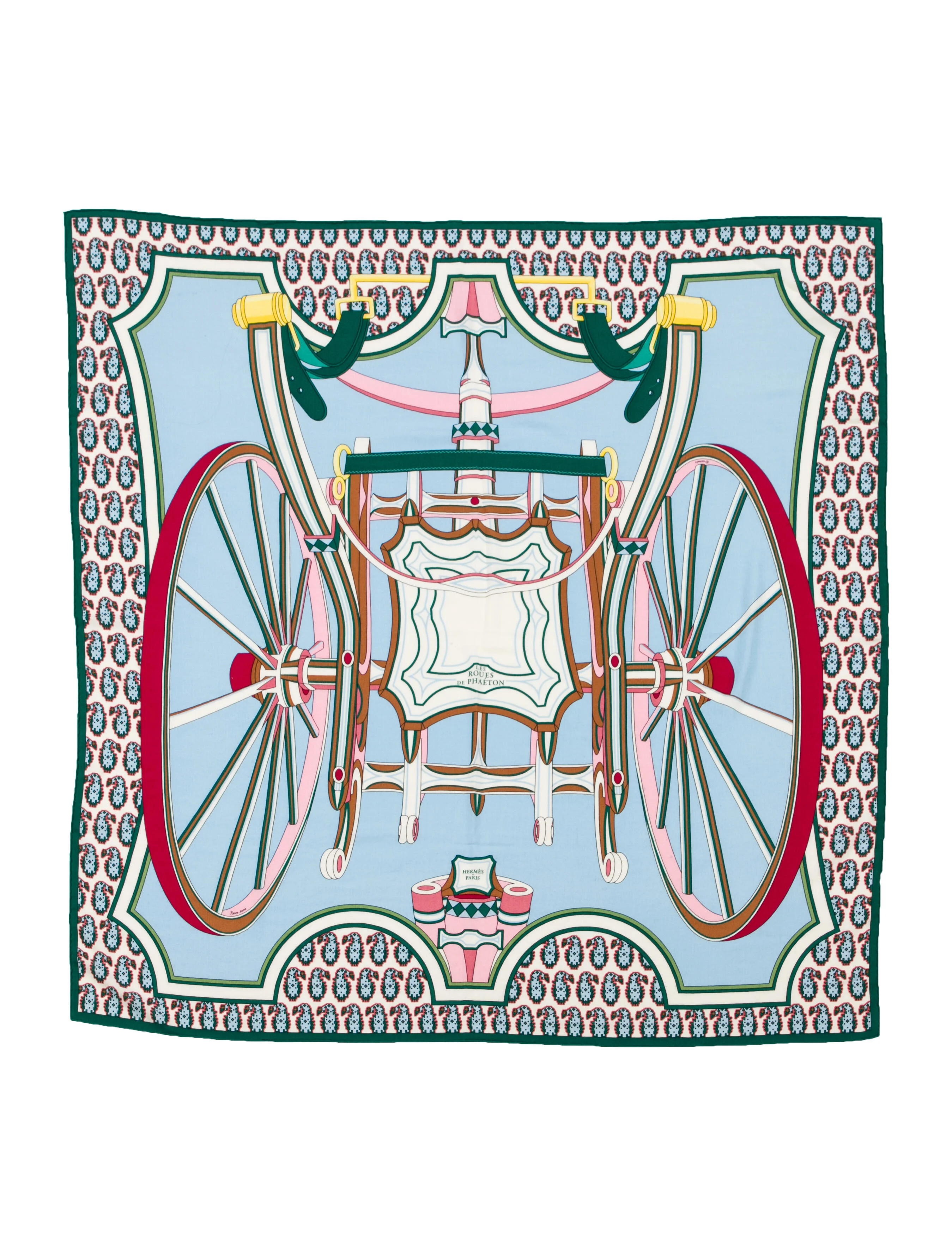 Les Roues De Phaeton Cashmere Shawl | The RealReal