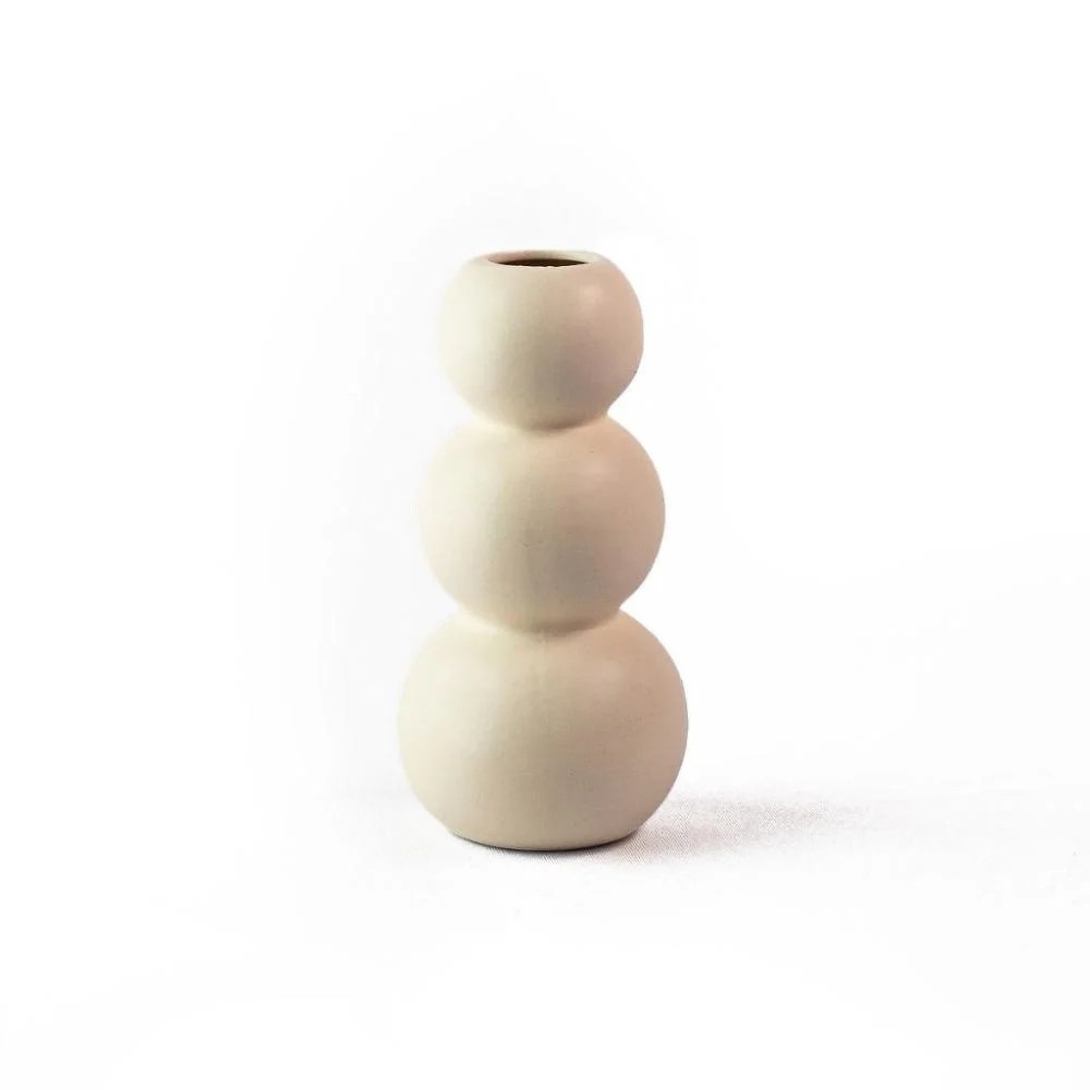 Vaso Em Cerâmica Branco 15cm - Camicado | Camicado (BR)
