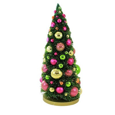 Cody Foster 16.5 Inch Bottle Brush Christmas Tree Shatterproof Ornaments Centerpiece Holiday Decoration Bottle Brush Trees | Target