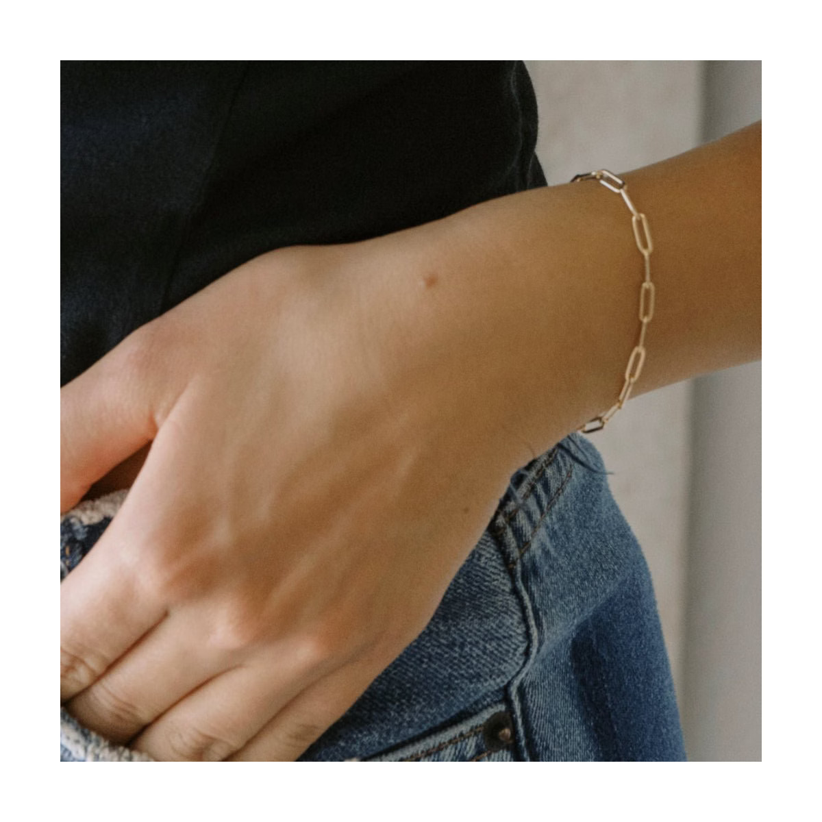 Piper Paperclip Chain Bracelet in Gold, Rose Gold, Silver - Honeycat | Target