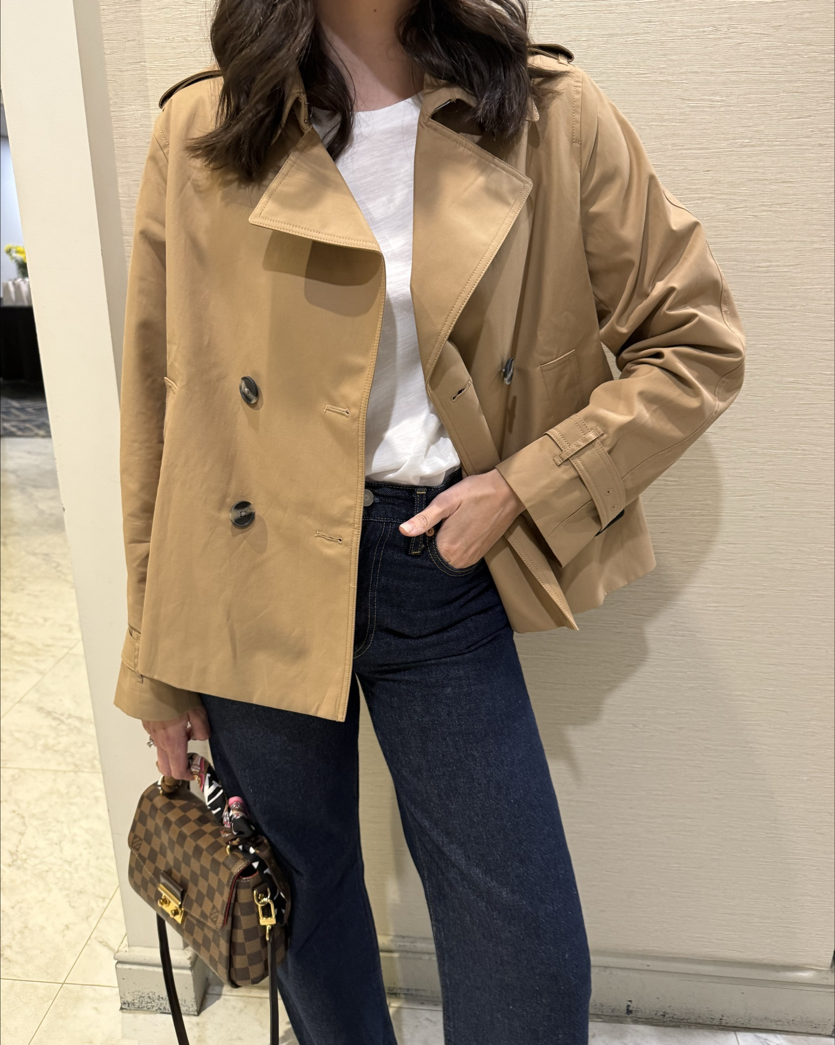 Cropped trench and jeans outfit 💙🤎

#LTKwinter #LTKaustralia #LTKstyletip