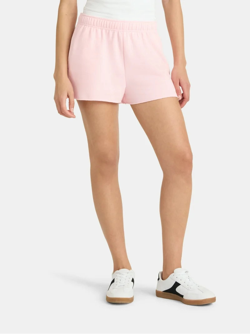 No Boundaries French Terry Shorts, 2'' Inseam, Women’s | Walmart (US)