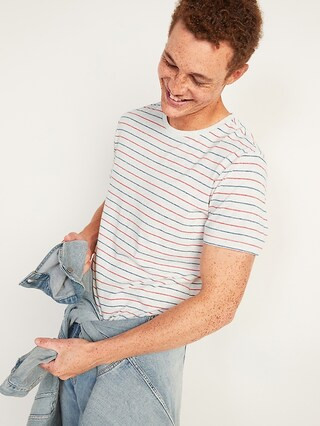 Soft-Washed Striped Crew-Neck Tee for Men | Old Navy (US)