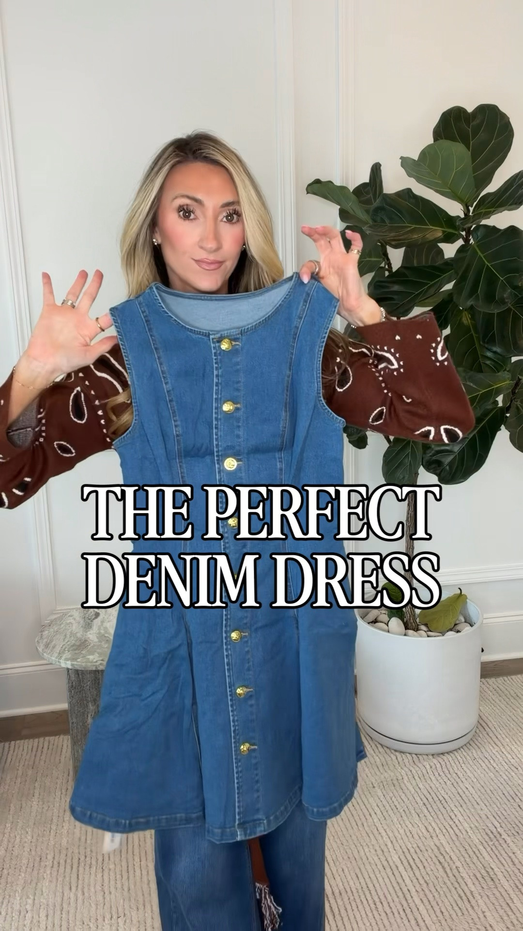 The perfect denim dress from Amazon!