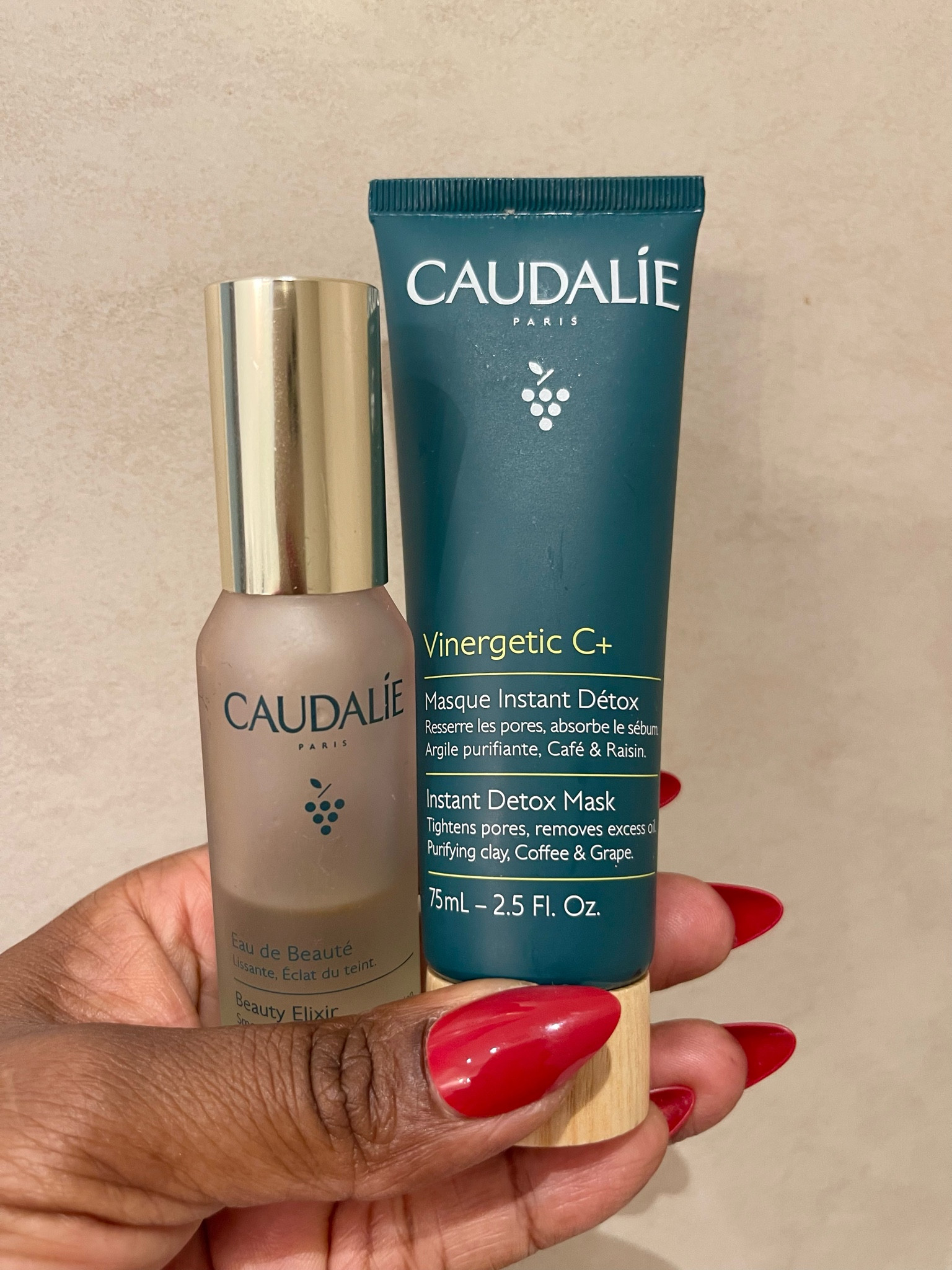 This duo is a must  have in the night time routine. I use the detox mask 3-4x week and the elixir every night or anytime I need a face refresh. 

Caudalie, elixir, detox mask 

#LTKGiftGuide #LTKHoliday #LTKBeauty