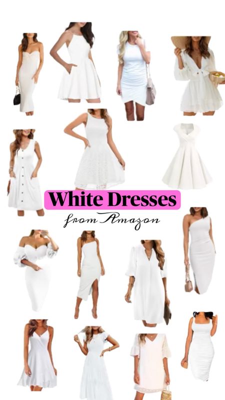 White Dress inspiration from Amazon! 

Amazon Canada / summer dresses 



#LTKSeasonal #LTKstyletip #LTKunder100