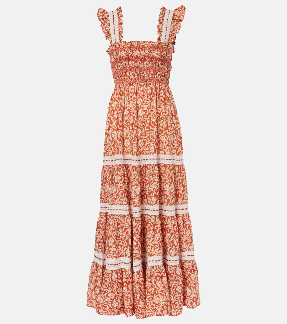 Abito midi Aubrie in cotone con stampa floreale | Mytheresa (IT)
