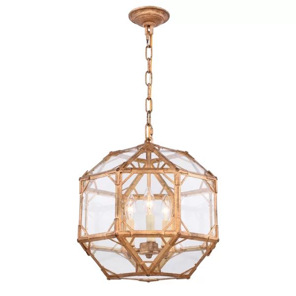 Puccio 3-Light Geometric Chandelier | Wayfair North America