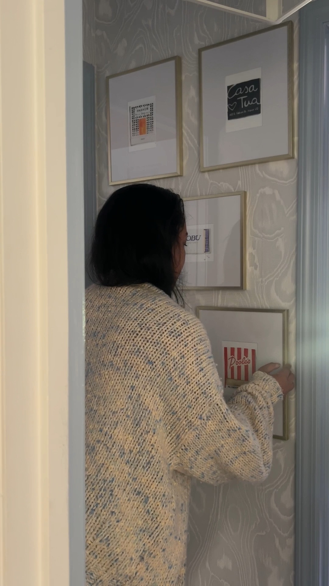 My bathroom makeover in 1 minute! 💕 featuring my favorite wallpaper from Mitchell Black! 

#LTKHome