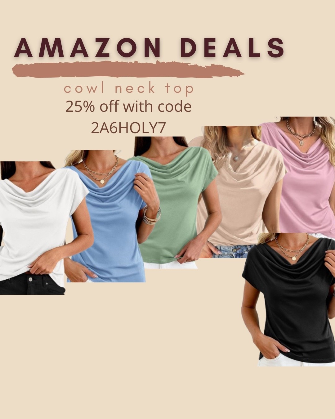 $9 ends 2/1
Amazon fashion 
Amazon deals
Cowl neck top
Dressy top
Date night top


#LTKSaleAlert