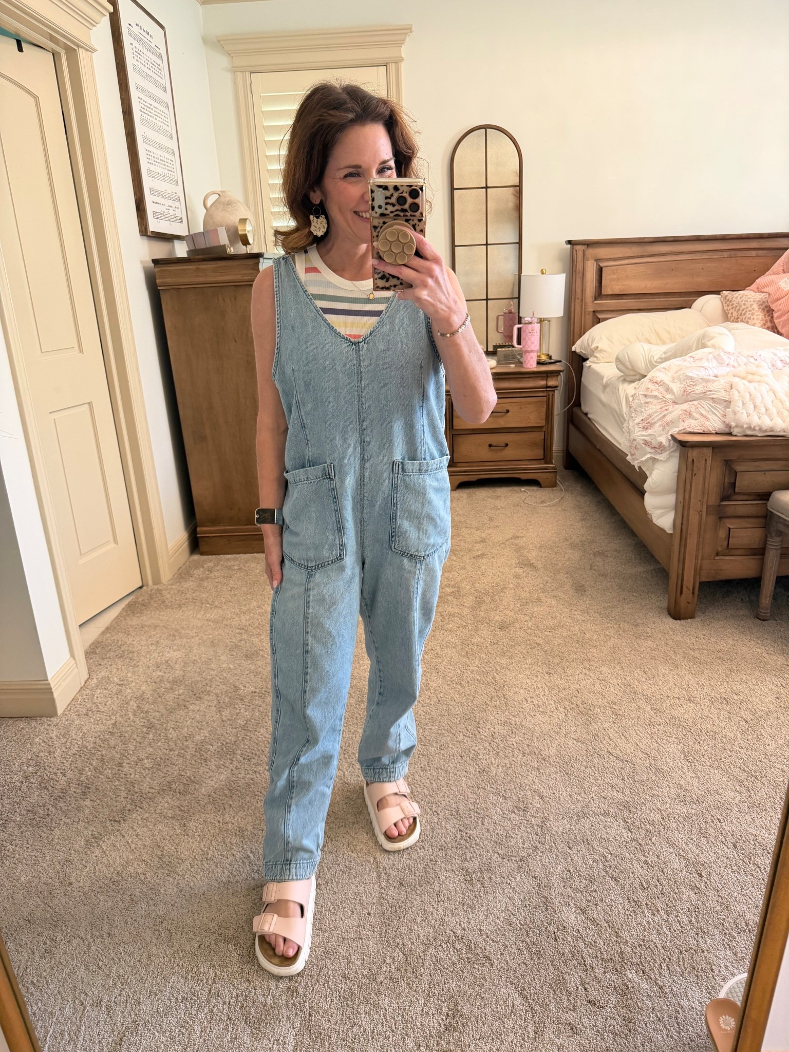 Love this denim overall set with striped tank underneath 🩷

@Maurices  @QVC 


#LTKPetite #LTKMothersDay #LTKOver40