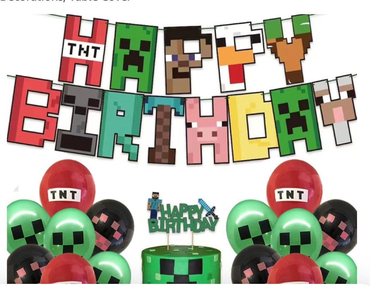 Minecraft birthday sign 

#LTKKids