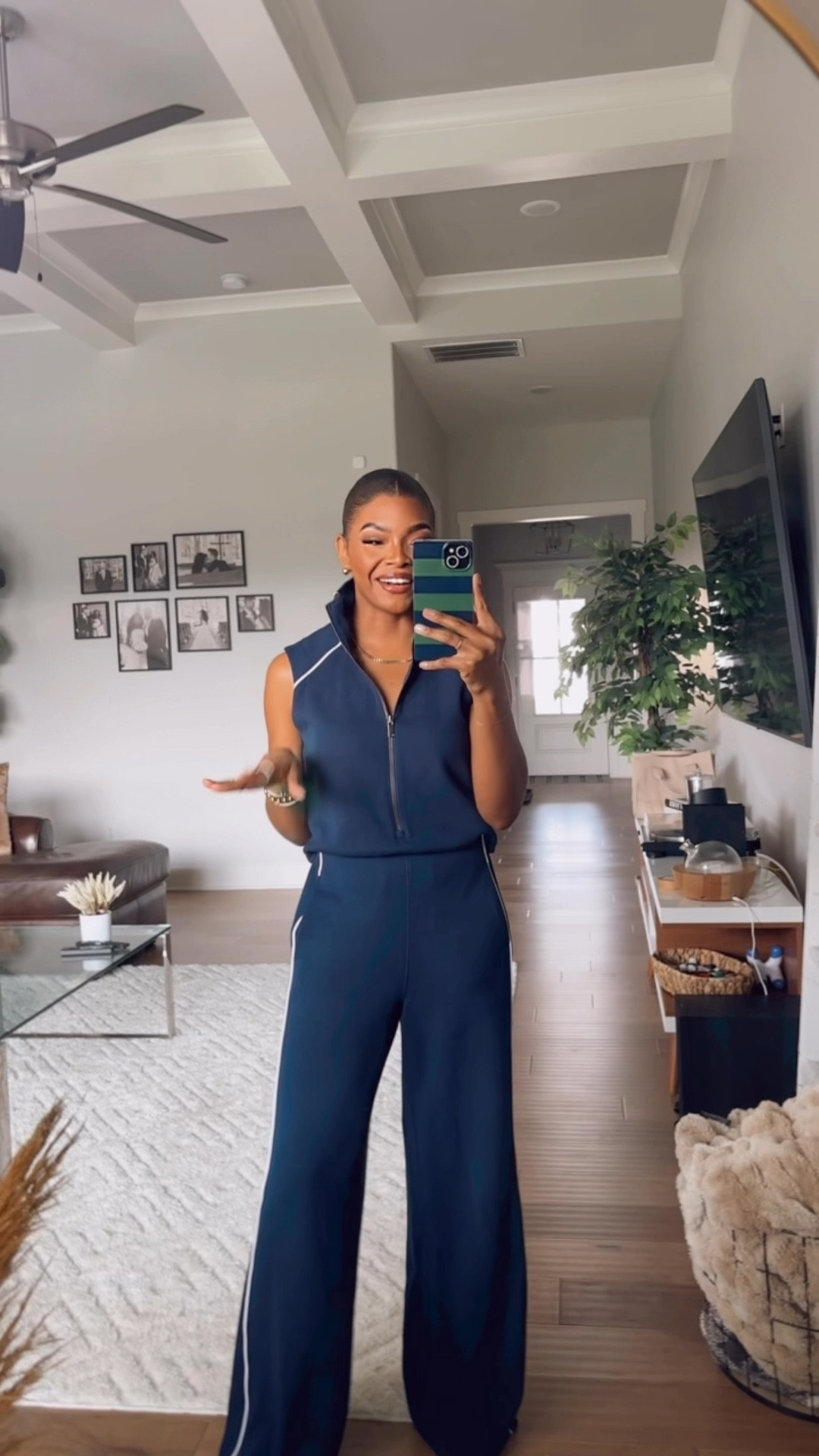 Navy air essentials pique collection mock neck jumpsuit from Spanx. Use code JASMINEMXSPANX to save. 



#LTKSeasonal #LTKSummerEdit #LTKSaleAlert