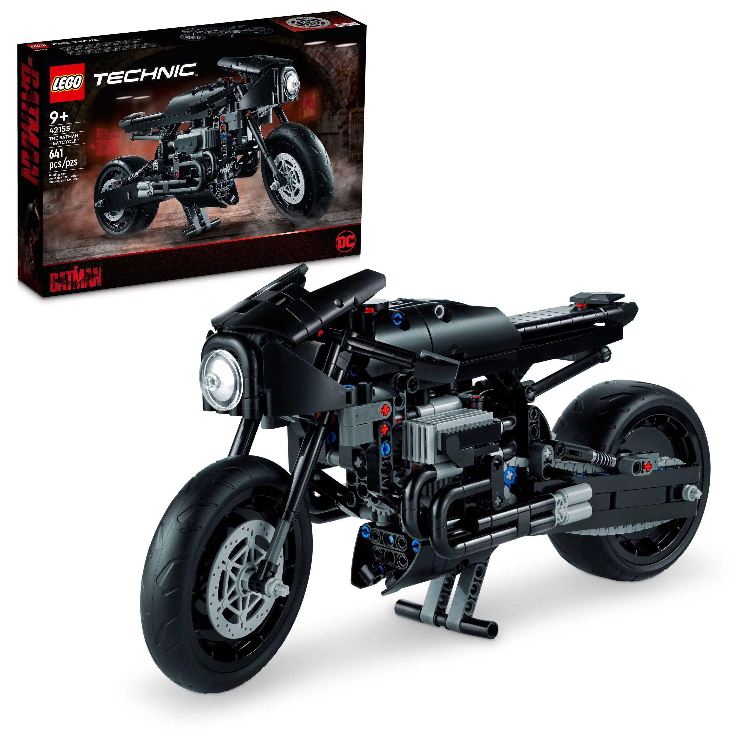 LEGO Technic THE BATMAN – BATCYCLE Set 42155, Collectible Toy Motorcycle, Scale Model Building ... | Walmart (US)
