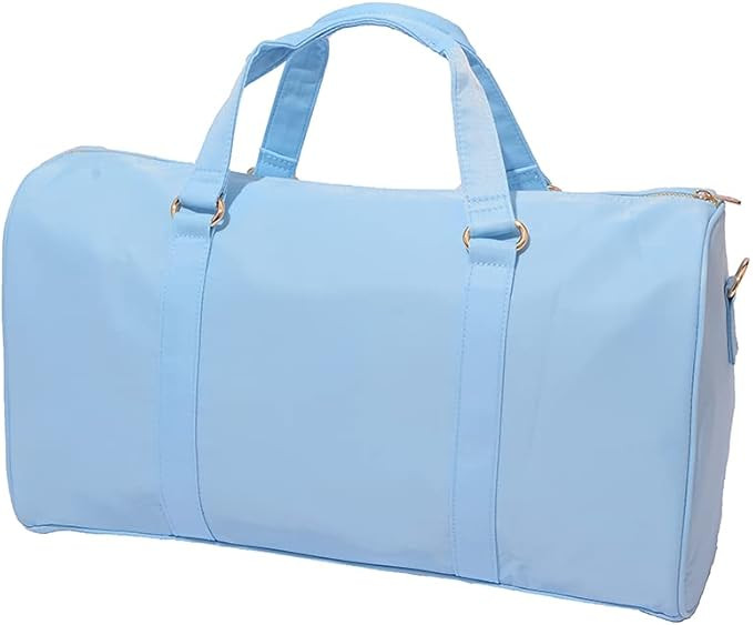 Kaymey Young Teens Travel Duffel Weekender Bag,Weekend Sports Gym Bag Travel Men Womens(Blue) | Amazon (US)