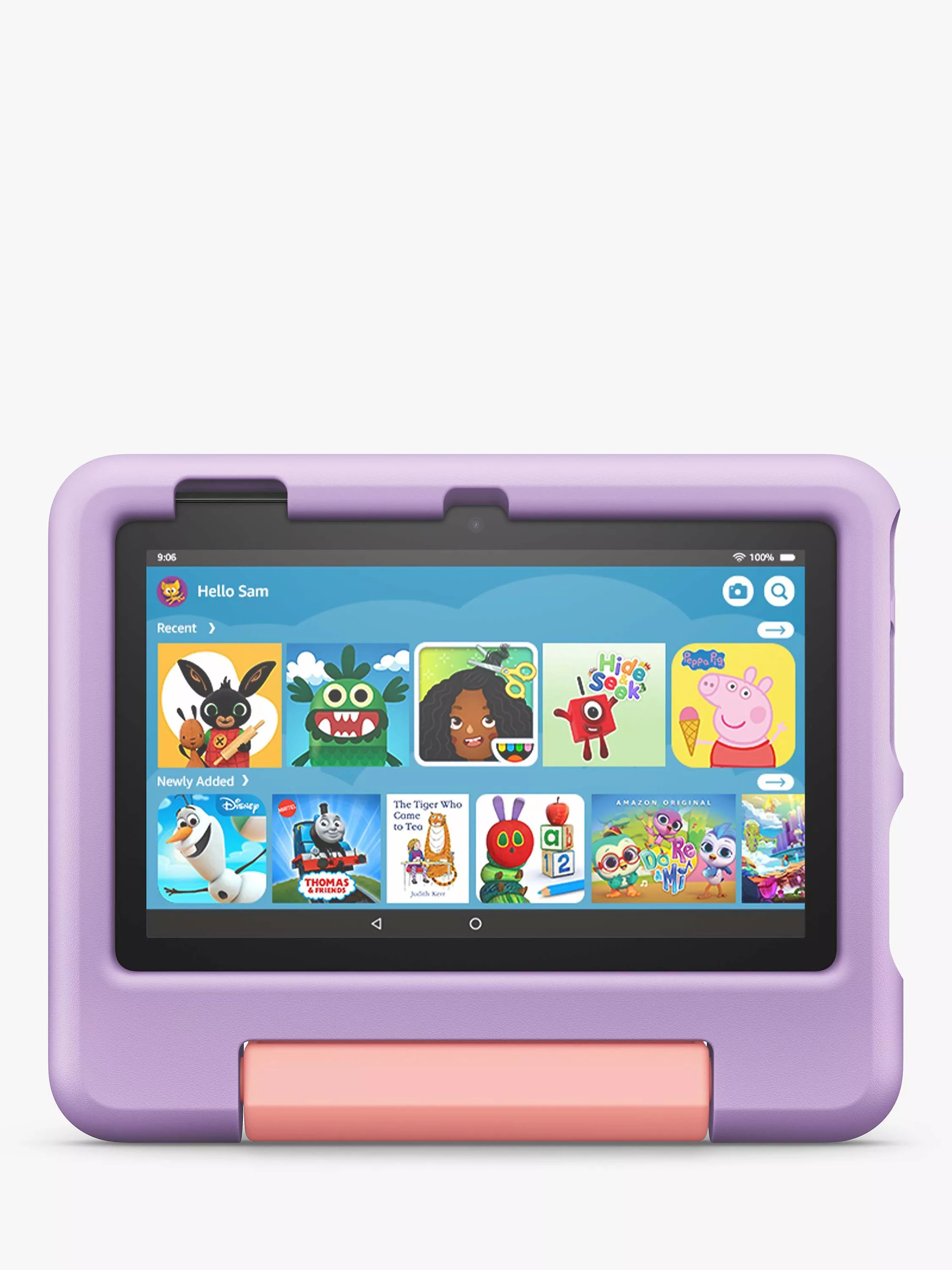 Amazon Fire 7 Kids Edition Tablet (12th Generation, 2022) with Kid-Proof Case, Quad-core, Fire OS... | John Lewis (UK)