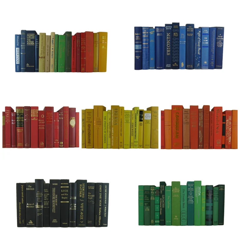 Decorative Books by the Foot Bookshelf Decor Books by Color | Etsy | Etsy (US)