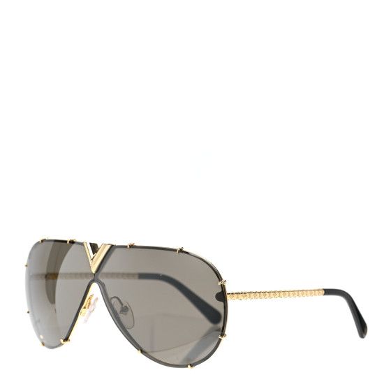 LOUIS VUITTON LV Drive Sunglasses Z0897E Gold | FASHIONPHILE (US)