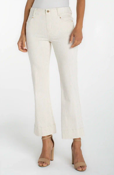THE GIA GLIDER® CROP FLARE WITH WIDE HEM | Liverpool Jeans
