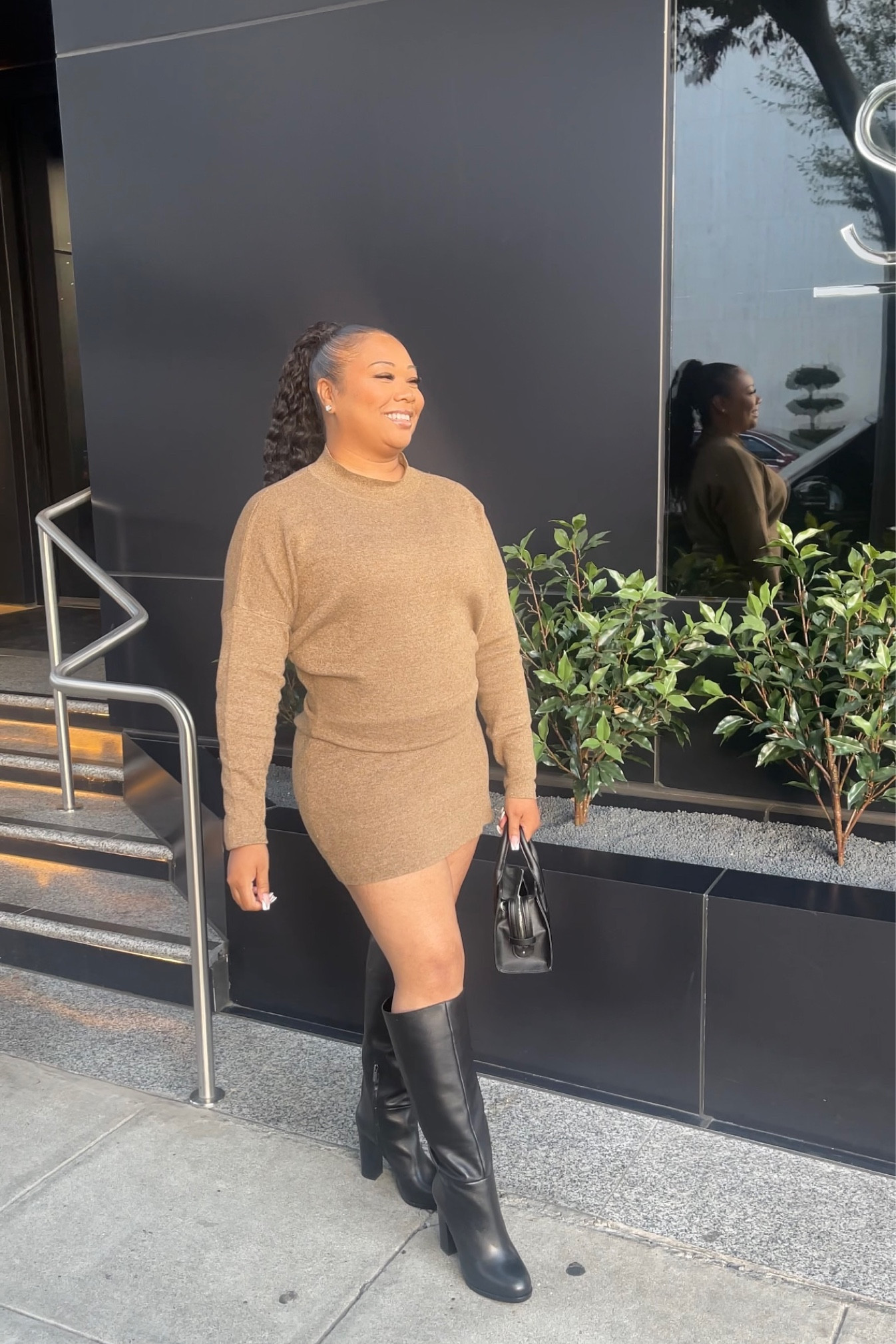 Sweater dress and boots 

#LTKfindsunder50 #LTKmidsize #LTKstyletip