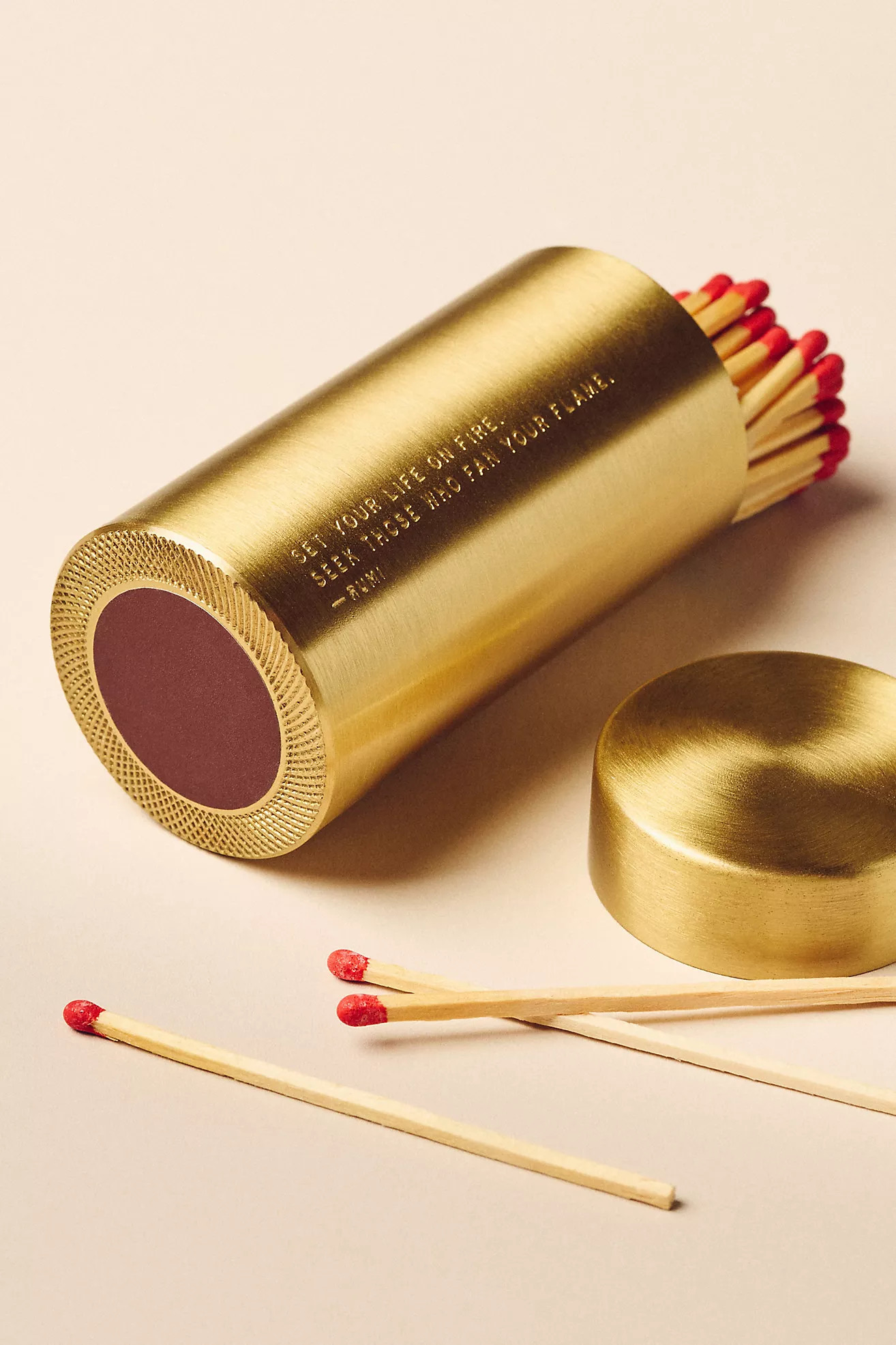 Mersea Brass Match Holder | Anthropologie (US)