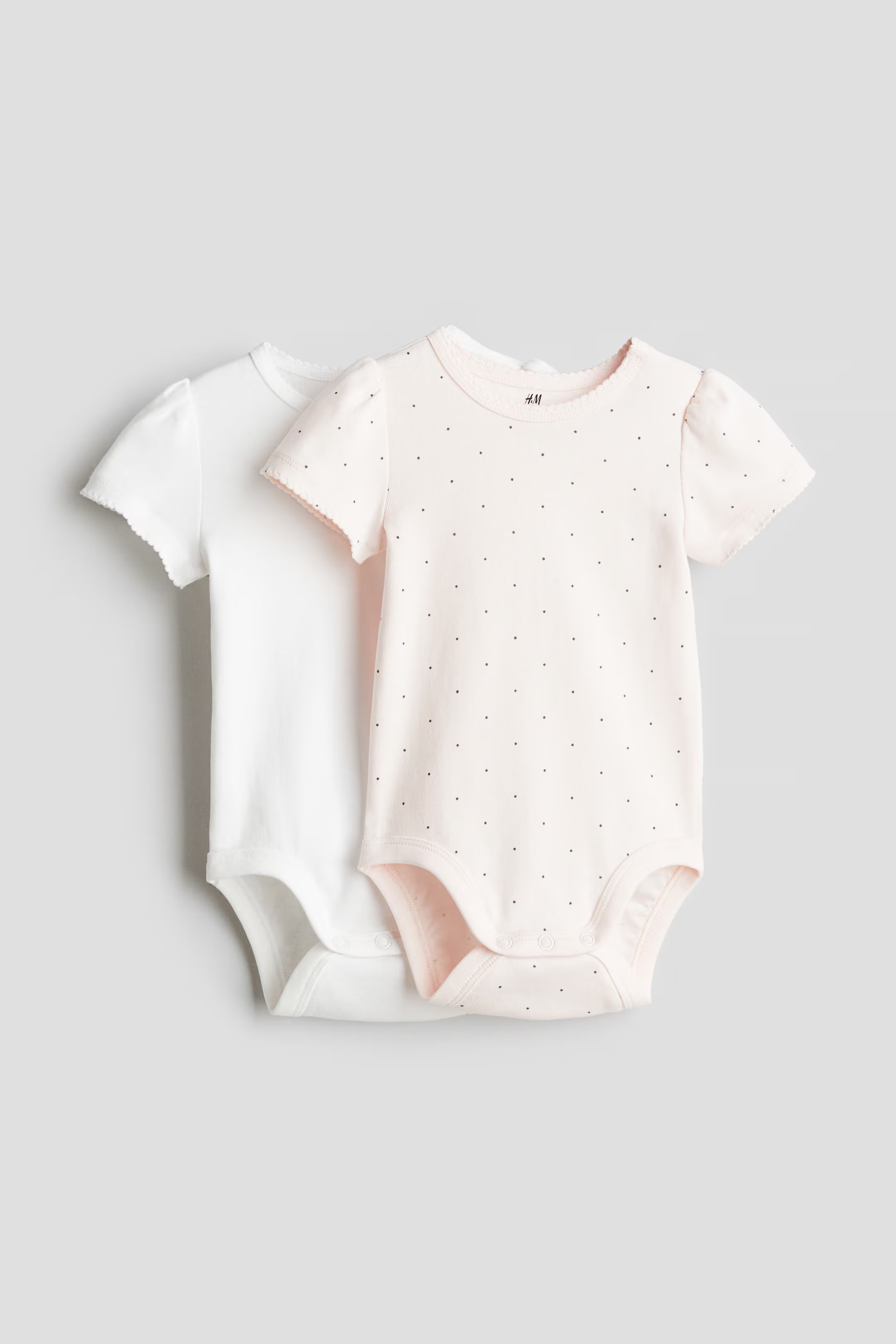 2-pack Short-sleeved Bodysuits | H&M (US + CA)