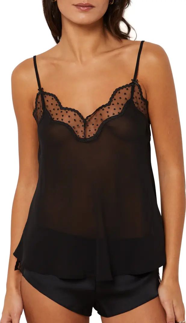 Emerveille Caraco Embroidered Trim Camisole | Nordstrom
