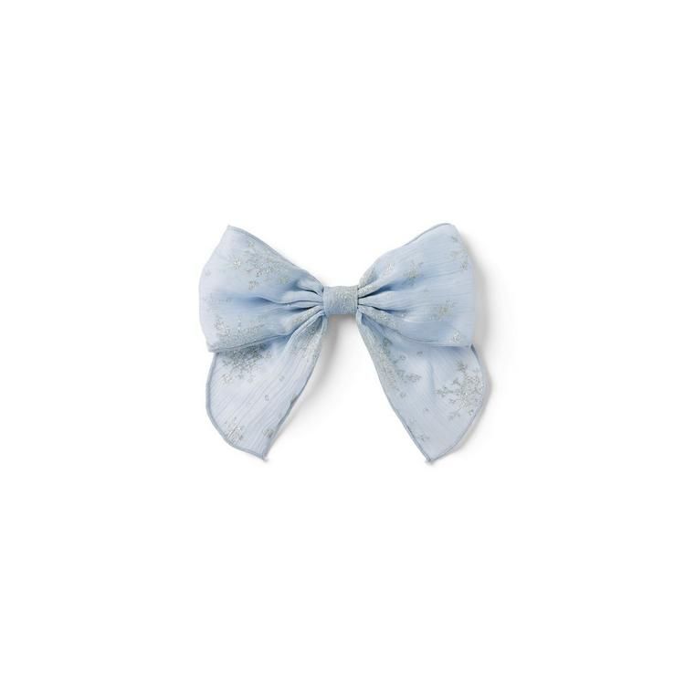Disney Frozen Shimmer Snowflake Bow Barrette | Janie and Jack