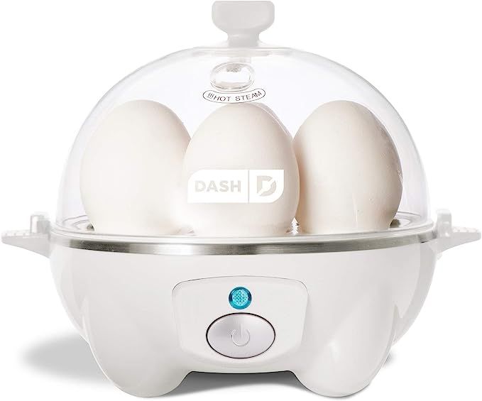 Dash Rapid Egg Cooker: 6 Egg Capacity Electric Egg Cooker for Hard Boiled Eggs, Poached Eggs, Scr... | Amazon (US)