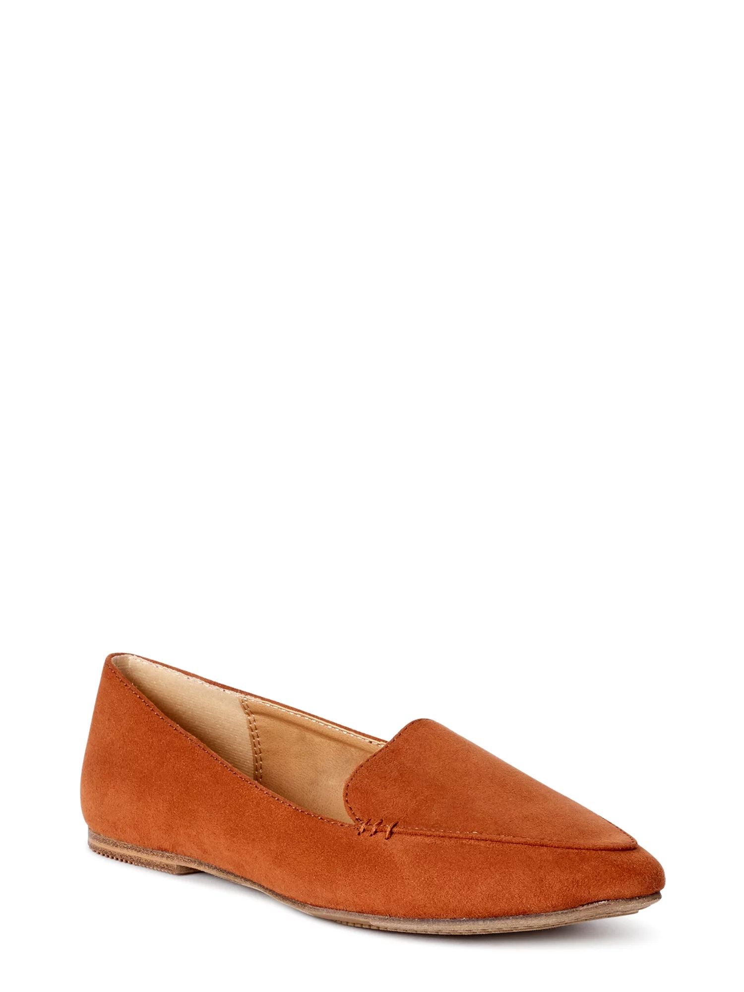 Time and Tru Women's Feather Flat, Wide Width Available | Walmart (US)