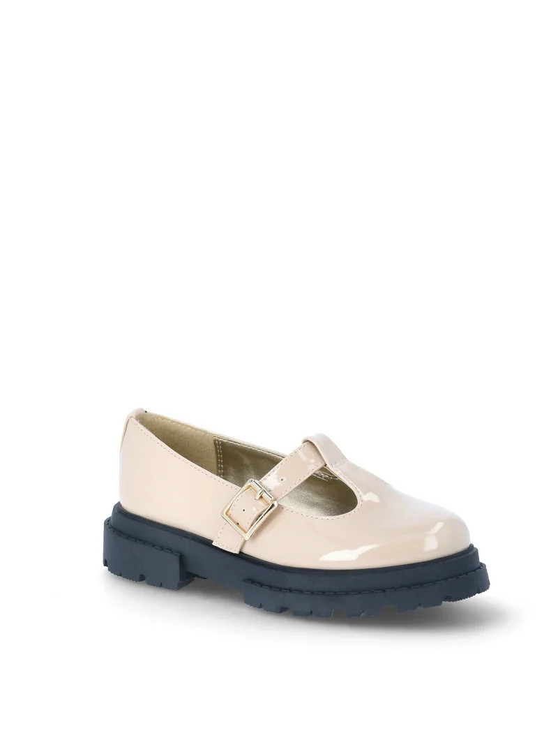Weekend Academy Girls Lugsole Maryjane Shoes | Walmart (US)
