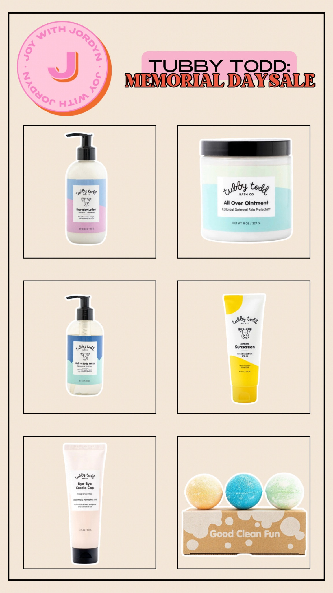 TUBBY TODD MEMORIAL DAY SALE: one of our favorite baby products, especially for newborn days, is the all over ointment and cradle cap cream. Currently running 15% off or 20% off $75 or more 

#LTKFamily #LTKBaby #LTKSaleAlert