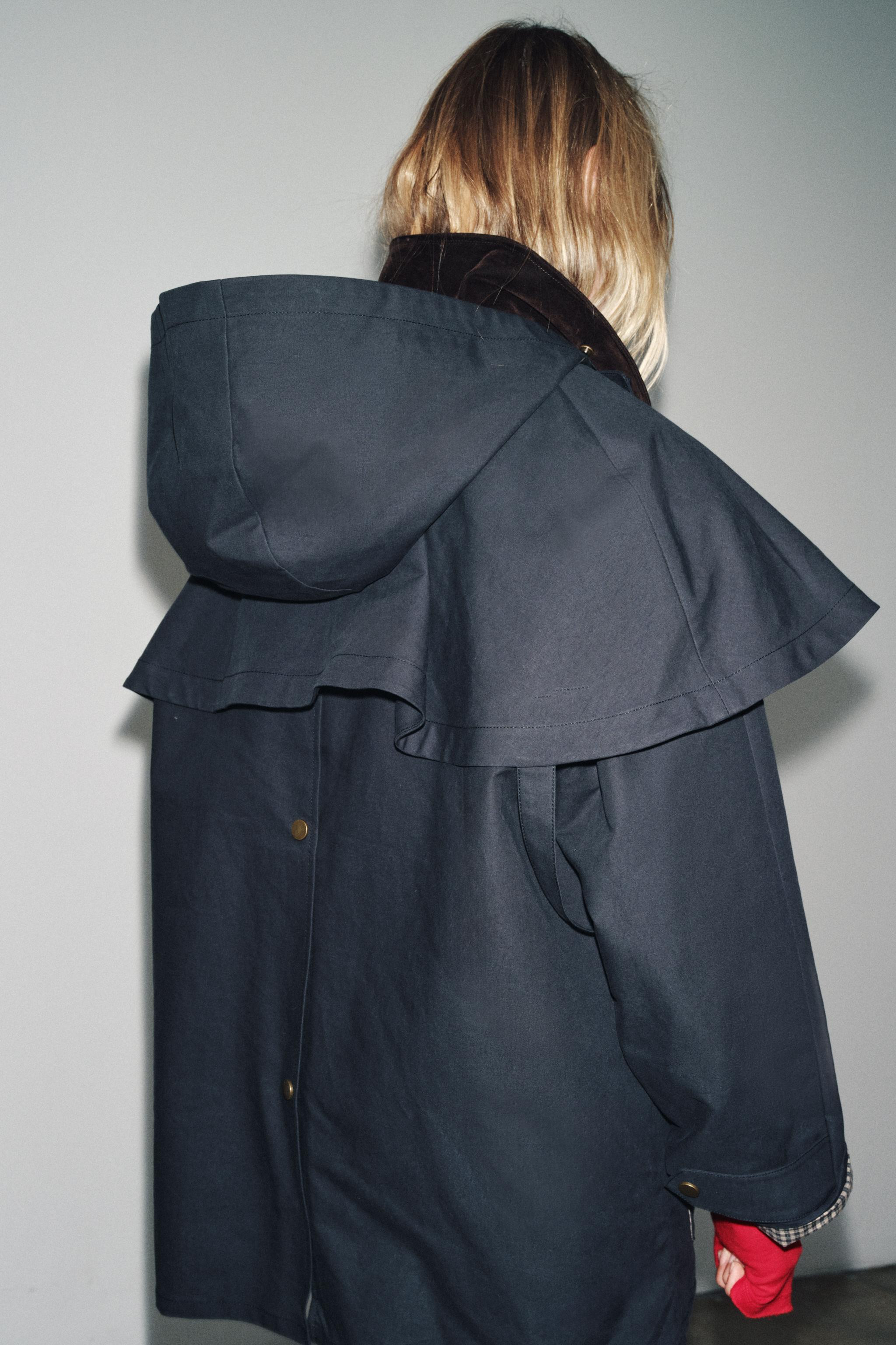HOODED CONTRAST COLLAR TRENCH COAT ZW COLLECTION | Zara AU