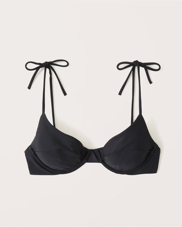 Shoulder-Tie Underwire Bikini Top | Abercrombie & Fitch (US)