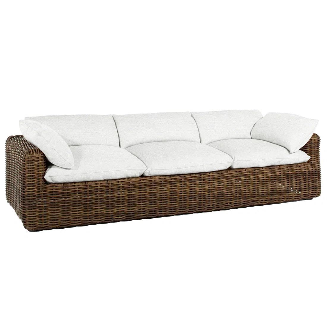 Montecito Woven Sofa - Raffia | Wayfair North America