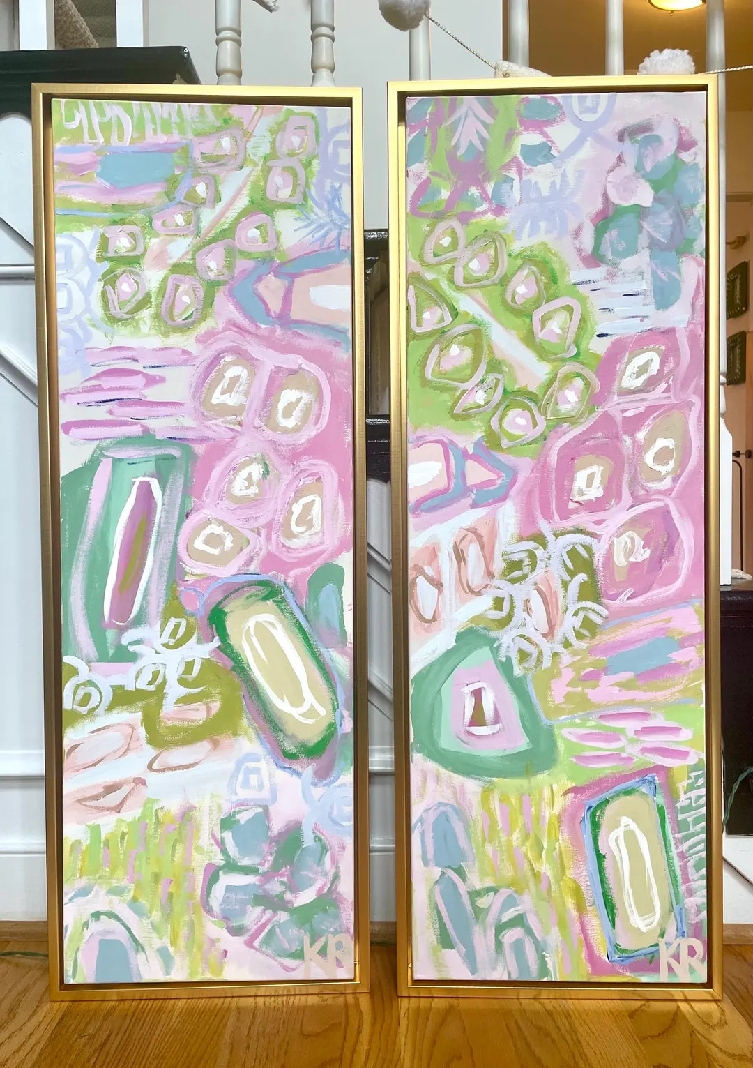 Abstract Art Print| LARGE CANVAS PRINT | Colorful Geometric Print | Contemporary Home Decor | Art... | Etsy (US)