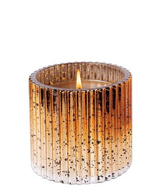 Aromatique Cinnamon Cider Ribbed Glass Candle | Dillard's | Dillard's