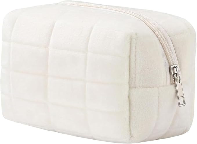 Makeup Cosmetic Bag Small Checkered Pouch Make Up Purse Bag Y2k Accessories | Amazon (US)
