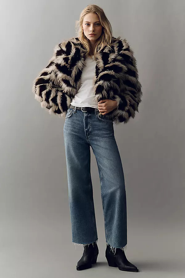 Ren High-Rise Crop Wide-Leg Jeans | Anthropologie (US)