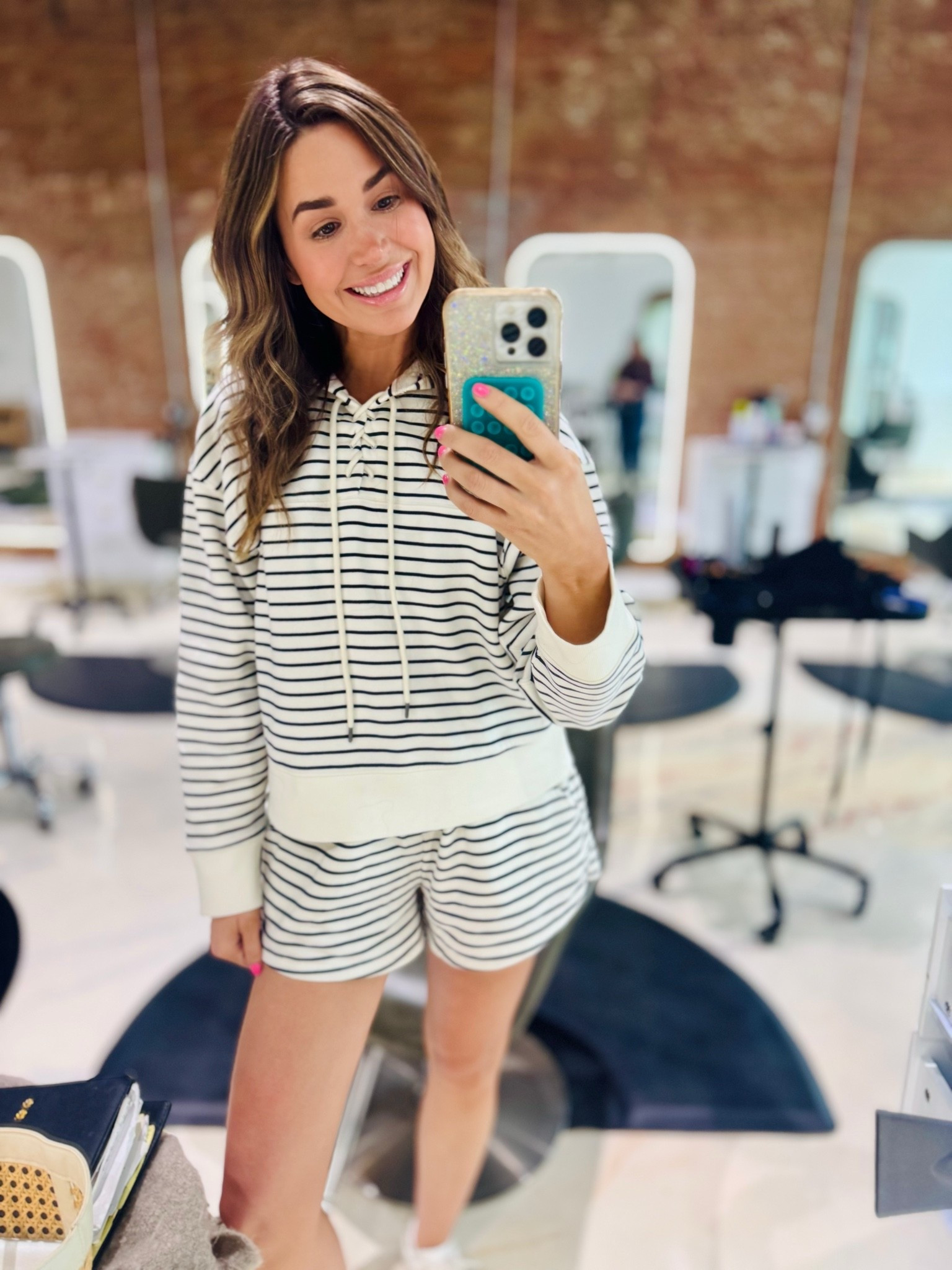 Comfiest and cutest @Target set that is currently on sale! I bought this fleece lined set before spring break because I knew it would be great to throw over a swimsuit or for a windy day on the water. It is so soft, you could truly wear it as pajamas! The nautical stripe sold out, but it’s still available in a great neutral off white.

#LTKSeasonal #LTKSaleAlert #LTKootd