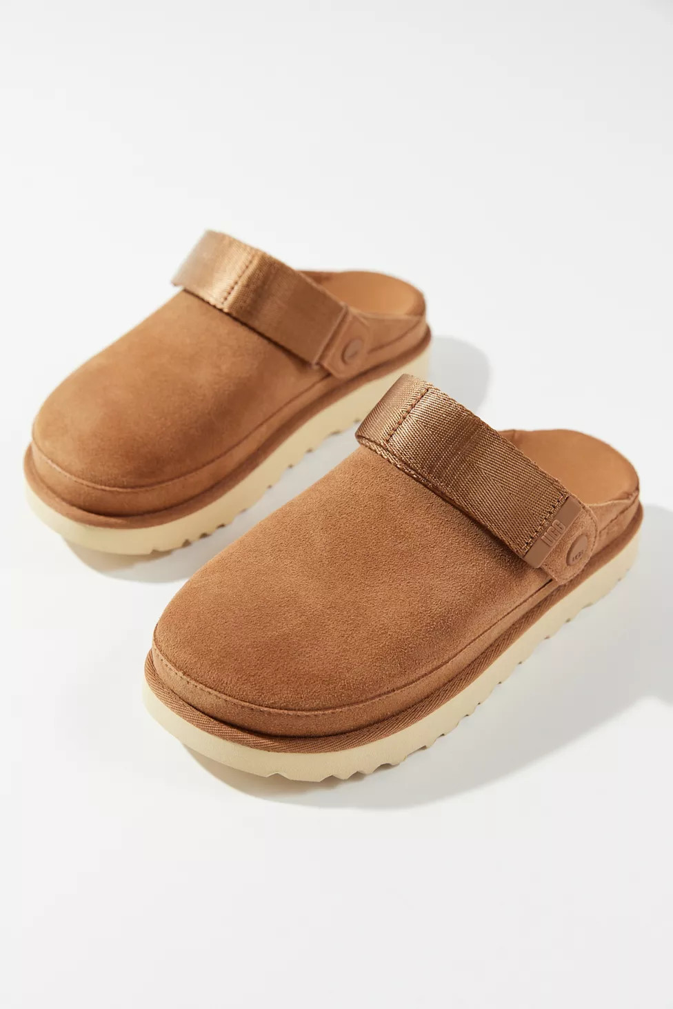 UGG Women's Goldenstar Suede Clog | Urban Outfitters (US and RoW)