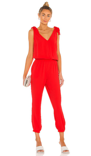 Josephina Tracksuit in Crimson | Red Jumpsuit Outfit Jumpsuit Dressy Jumpsuit Casual Jumpsuit Summer | Revolve Clothing (Global)