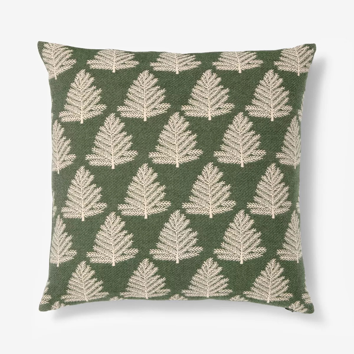 Woven Tree Square Throw Pillow Green/Khaki - Threshold™ designed with Studio Mcgee | Target
