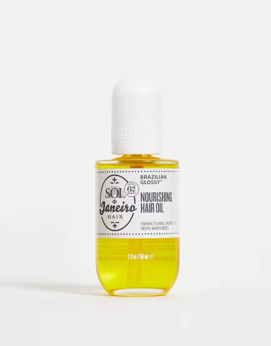 Sol de Janeiro Brazilian Glossy Nourishing Anti-Frizz Hair Oil 60ml-No colour | ASOS (Global)