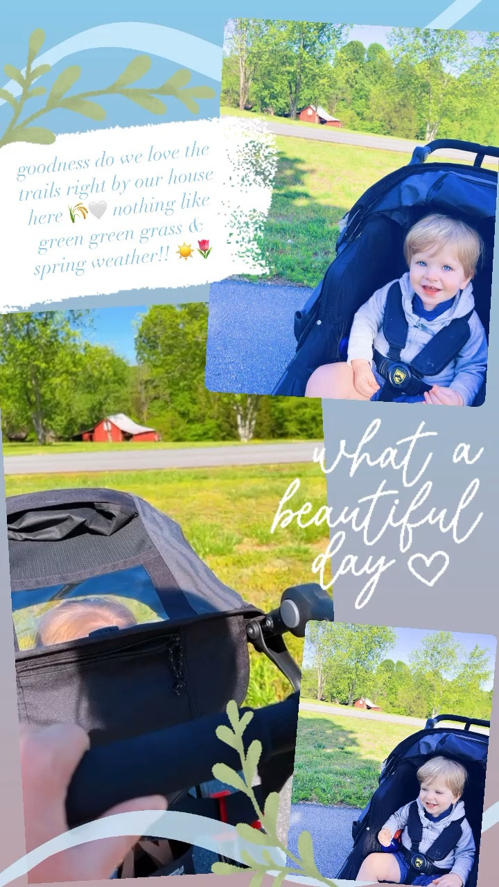 goodness do we love the trails right by our house here 🌾🤍 nothing like green green grass & spring weather!! ☀️🌷

#LTKbaby #LTKfamily #LTKfit