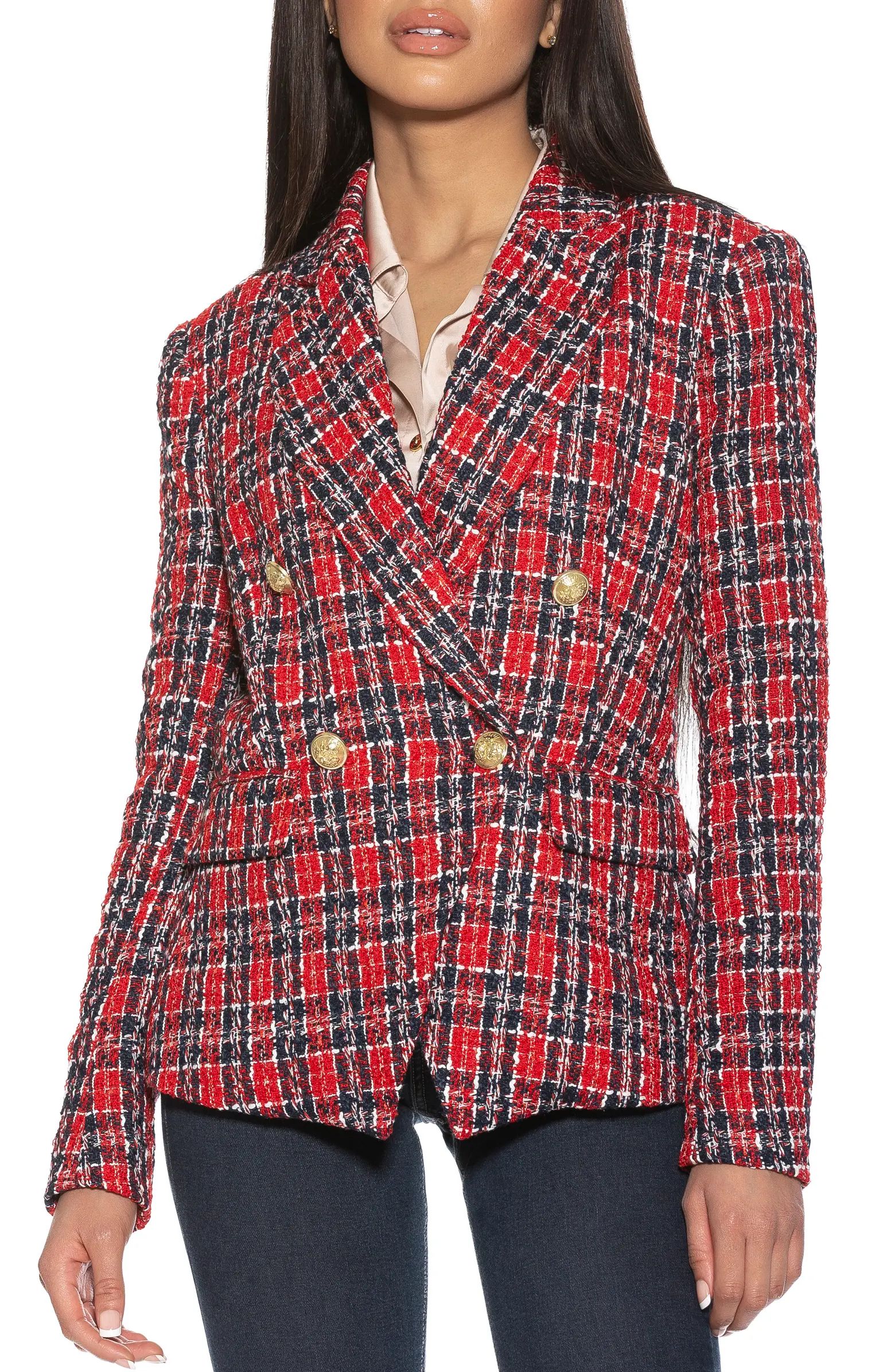 Double Breasted Tweed Jacket | Nordstrom Rack