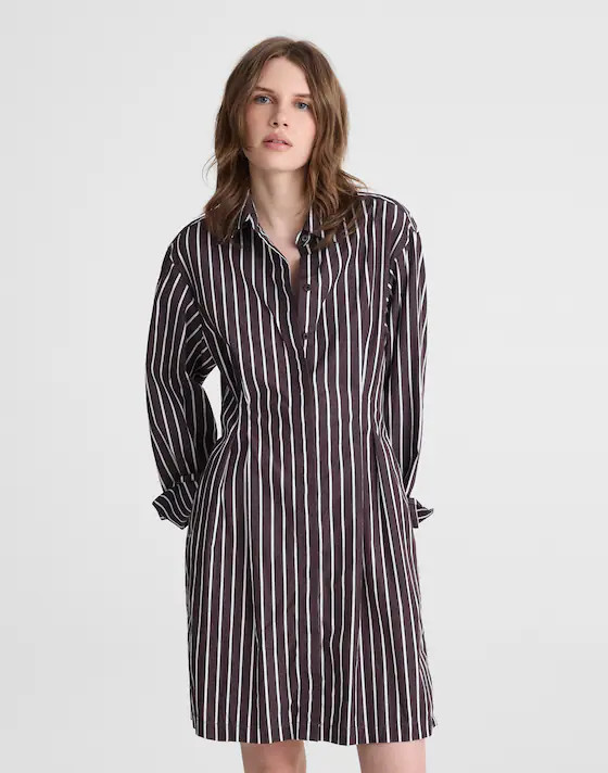 Tucked Mini Shirtdress | Madewell